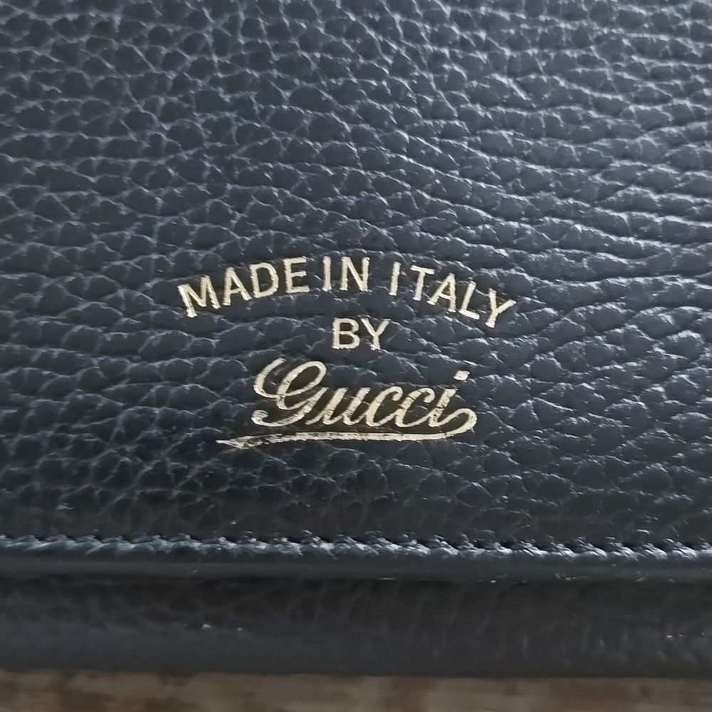 Gucci Wallet long black leather
